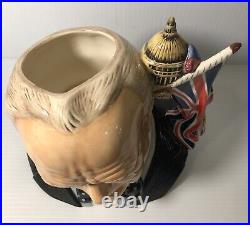 Rare Royal Doulton Jug Winston Churchill D7298