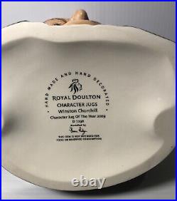 Rare Royal Doulton Jug Winston Churchill D7298