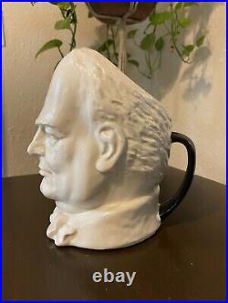 Rare Royal Doulton Large Character Jug, Winston Churchill