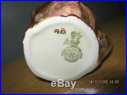 Rare Royal Doulton Pearly Boy With Brown Buttons Miniature Character Jug