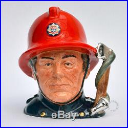 Rare Royal Doulton Prototype Character Jug The Fireman