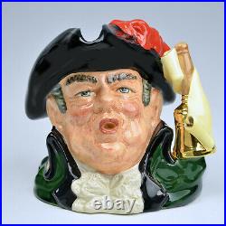 Rare Royal Doulton Prototype Town Crier Character Jug