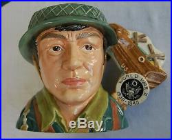 Rare Royal Doulton WWII US soldier character jug Limited Edition of 350 in box