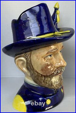 Rare Ulysses S Grant Prestige Character Ceramics Jug Handmade & Hand Painted