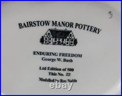 Rare Vintage Bairstow Manor GEORGE W. BUSH President Toby Mug Jug Character