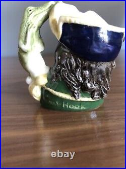 Rare Vintage Miniature Royal Doulton Character Toby Jug Captain Hook D6605