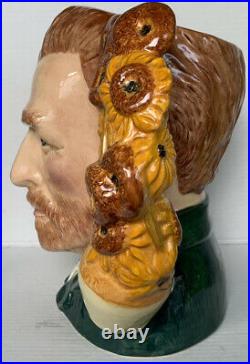 Rare Vintage Royal Doulton Character Jug D7151 Vincent Van Gogh Famous Artists