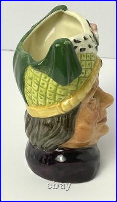 Rare Vtg Royal Doulton Character Mug Small Ugly Dutchess withPink Flamingo D6603