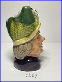 Rare Vtg Royal Doulton Character Mug Small Ugly Dutchess withPink Flamingo D6603