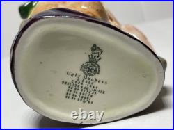 Rare Vtg Royal Doulton Character Mug Small Ugly Dutchess withPink Flamingo D6603