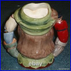 Robin Hood DOUBLE HANDLE Character Toby Jug D6998 by Royal Doulton VERY RARE