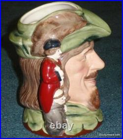 Robin Hood DOUBLE HANDLE Character Toby Jug D6998 by Royal Doulton VERY RARE