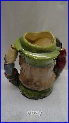 Robin Hood ROYAL DOULTON D6998 Character Jug 891/1500 Double Handle Large COA