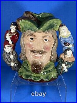 Robin Hood ROYAL DOULTON D6998 Character Jug LIMITED EDITION 7 H #565/2500 made