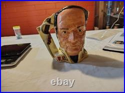 Royal Daulton Character Jug Large D6729 The Battle of the Alamo Davey Crockett/