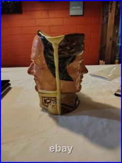 Royal Daulton Character Jug Large D6729 The Battle of the Alamo Davey Crockett/