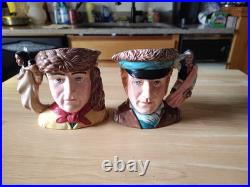 Royal Daulton Character Jugs Meriwether Lewis D7235 & William Clark D7234