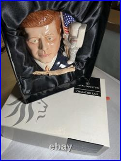 Royal Daulton John F Kennedy Toby Mug #0072 Pascoe Co. Ray Noble Design MIB