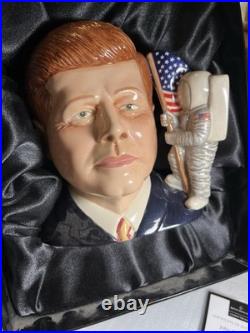 Royal Daulton John F Kennedy Toby Mug #0072 Pascoe Co. Ray Noble Design MIB