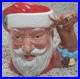 Royal Doulton 1982 Santa Claus with Reindeer Handle Toby Jug D6675