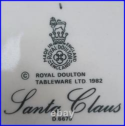 Royal Doulton 1982 Santa Claus with Reindeer Handle Toby Jug D6675