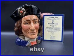 Royal Doulton 1997 Character Toby Jug Richard III D 7099