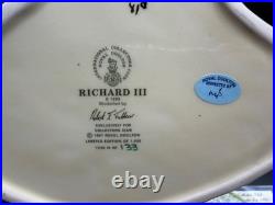 Royal Doulton 1997 Character Toby Jug Richard III D 7099 Royal Doulton 1997 Character Toby Jug Richard III D 7099