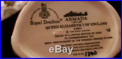 Royal Doulton 400th Anniversary Spanish Armada Character Jug Queen Elizabeth I