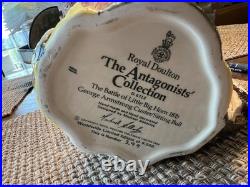 Royal Doulton 6712 2-Sided Jug Sitting Bull And Battle Of Little Big Horn EUC