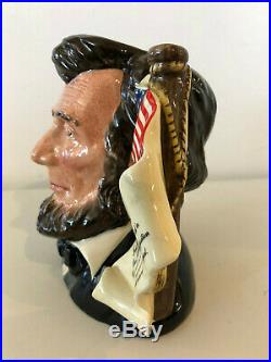 Royal Doulton Abraham Lincoln Character Jug, Limited edition, Large size