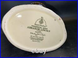 Royal Doulton Abraham Lincoln Toby Mug Jug Large 7 England Limited Edition