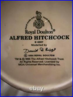 Royal Doulton Alfred Hitchcock Large Character Jug Mug D6987 HTF