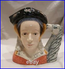 Royal Doulton Anne of Cleves Large Toby Jug Character # D6653