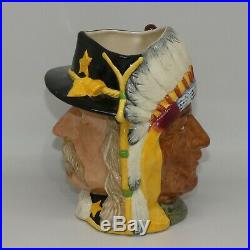 Royal Doulton Antagonists 2 sided character jug Gen Custer Sitting Bull D6712