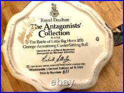 Royal Doulton Antagonists Limited George Armstrong Custer/Sitting Bull Signed