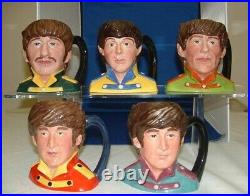 Royal Doulton BEATLES CHARACTER JUGS Production Run +1 / 1984/'87 Museum Quality