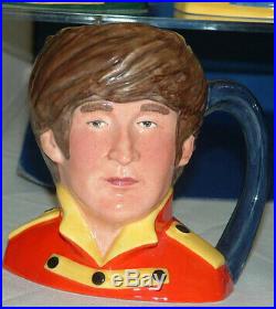 Royal Doulton BEATLES CHARACTER JUGS / Production Run + 1 RARE John Lennon A++