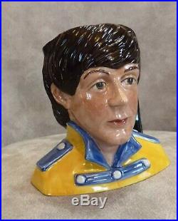 Royal Doulton Beatles Paul McCartney 1984 Toby Character Jug # 6724 Vintage MINT