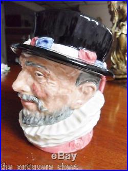 Royal Doulton Beefeater D6206 Large Character Jug c1940s