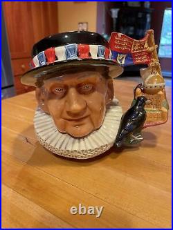 Royal Doulton Beefeater Large Size Character Jug 2010 JOY with Box & Cert