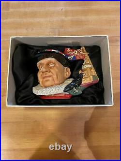 Royal Doulton Beefeater Large Size Character Jug 2010 JOY with Box & Cert