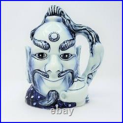 Royal Doulton Blue Flambe Aladdins Genie Large Character Jug D6971