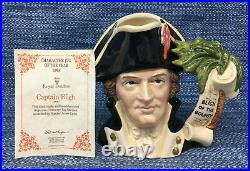 Royal Doulton Captain Bligh D6967 Character Toby Jug Large 7.25 Mint