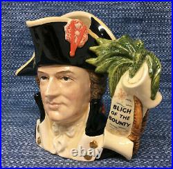 Royal Doulton Captain Bligh D6967 Character Toby Jug Large 7.25 Mint