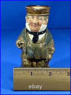 Royal Doulton Captain Cuttle Toby Jug D6266 Seated small 4.25 withspout