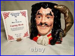 Royal Doulton Captain Hook D6947, 1994 Character Jug of the Year