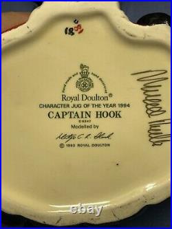 Royal Doulton Captain Hook D6947 Large Character Jug