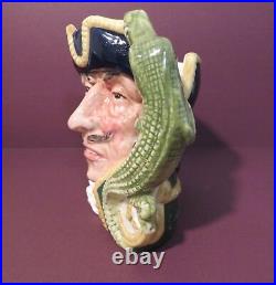 Royal Doulton Captain Hook Small Character Jug D6601 from Peter Pan