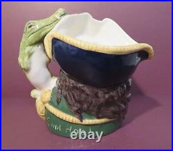 Royal Doulton Captain Hook Small Character Jug D6601 from Peter Pan