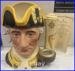 Royal Doulton Captain James Cook Character Jug D7077 LE Mint